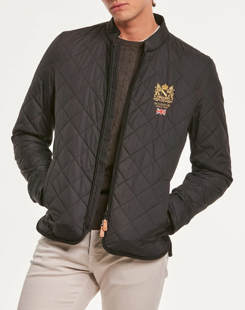 MORRIS Trenton Quiltad Jacka - Black