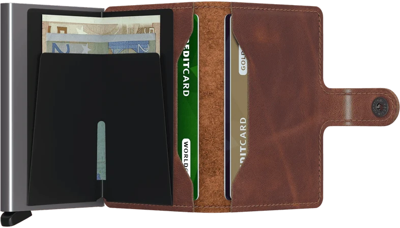 SECRID Miniwallet Vintage - Brown