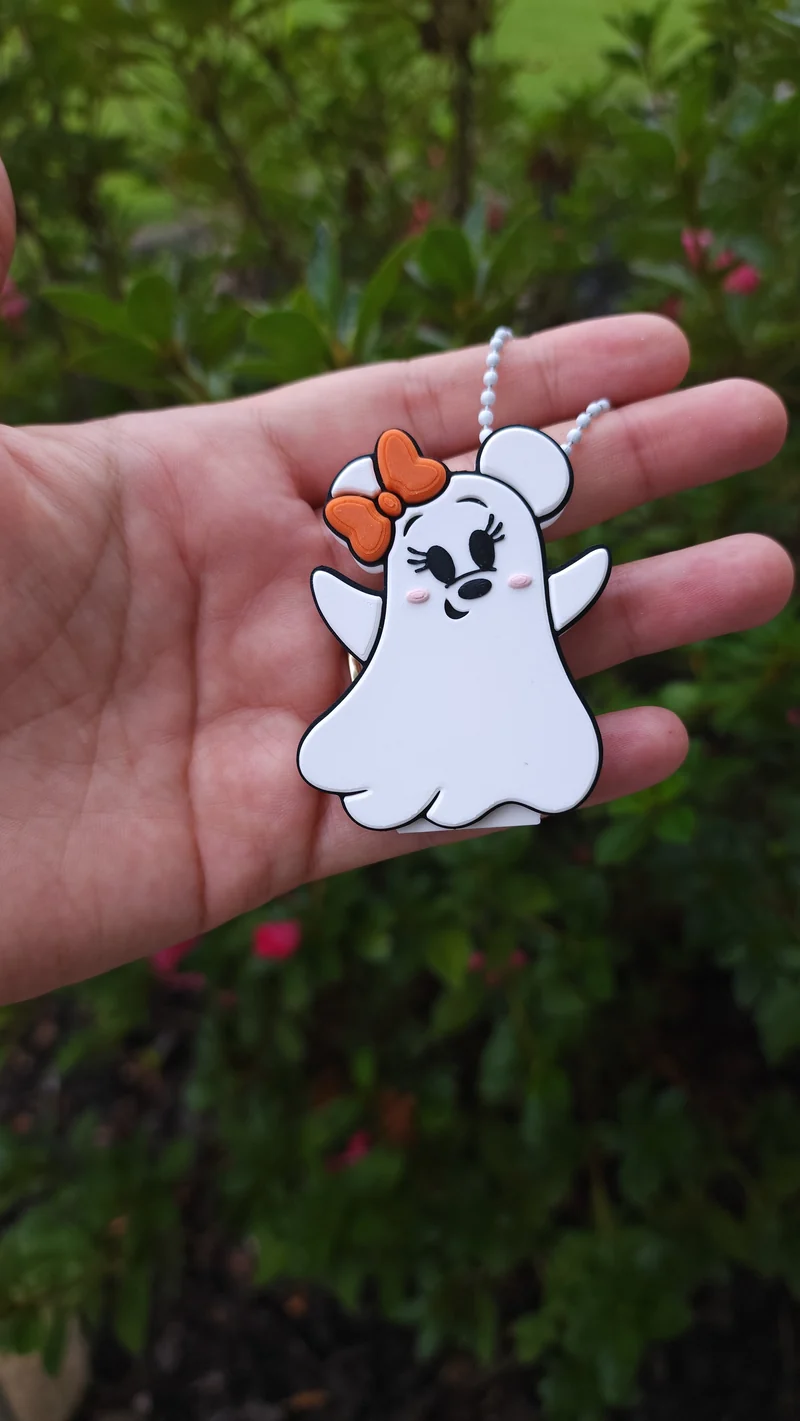 *STL /3MF FILE * Halloween Girl Ghost Mouse Soda Popper Digital File