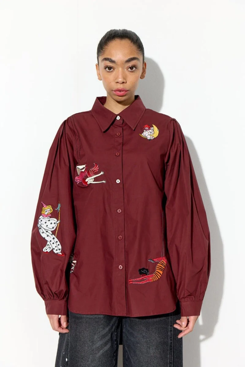 Hunkøn - Sasha Shirt 26515 - Oxblood