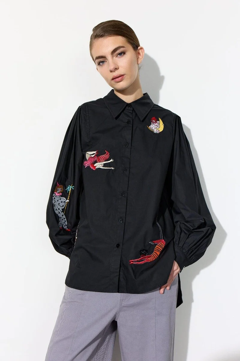 Hunkøn - Sasha Shirt 26515 - Black