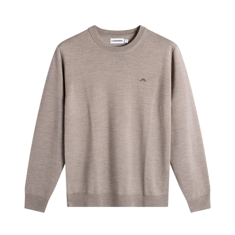 Keane Merino Crew Neck - Brindle Melange