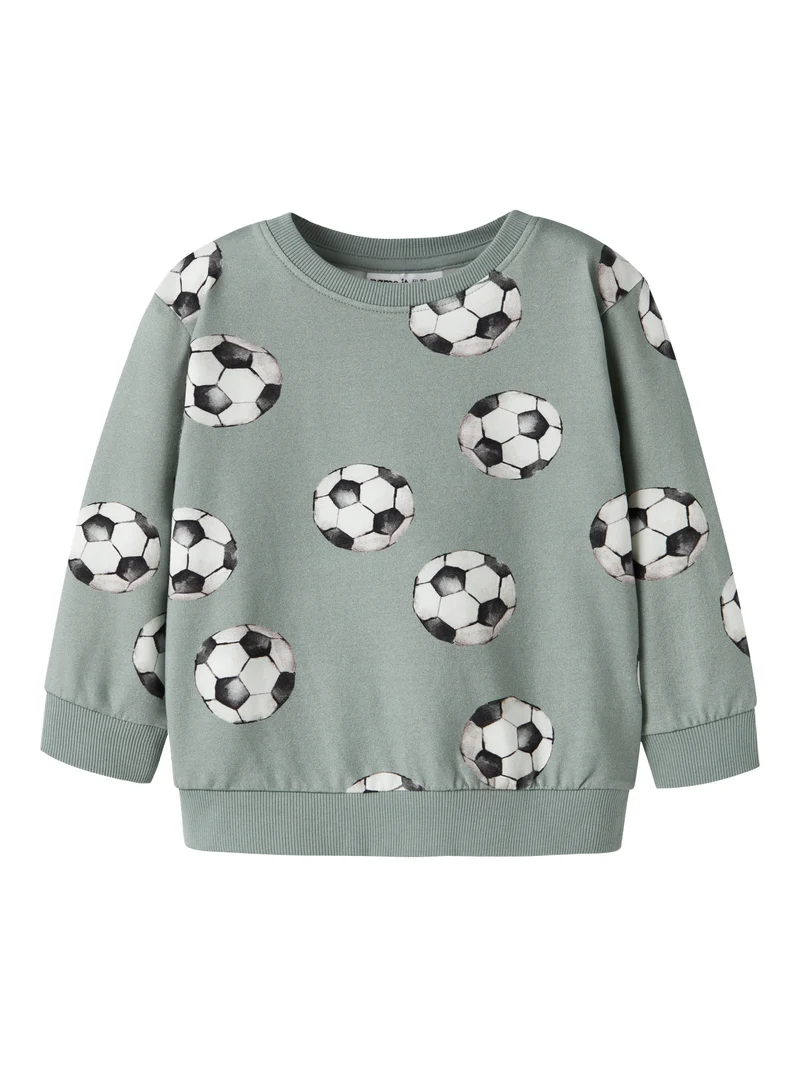 Louie Sweatshirt Med Fotbollsmönster