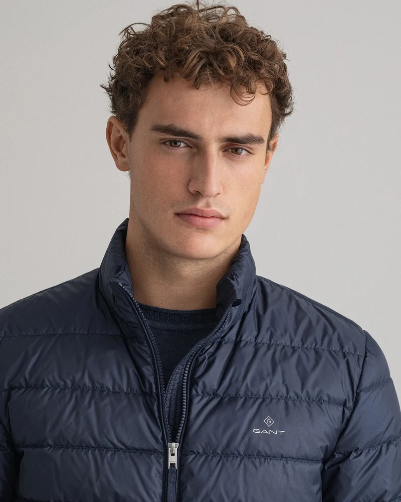 GANT Light Down Jacket - Evening Blue