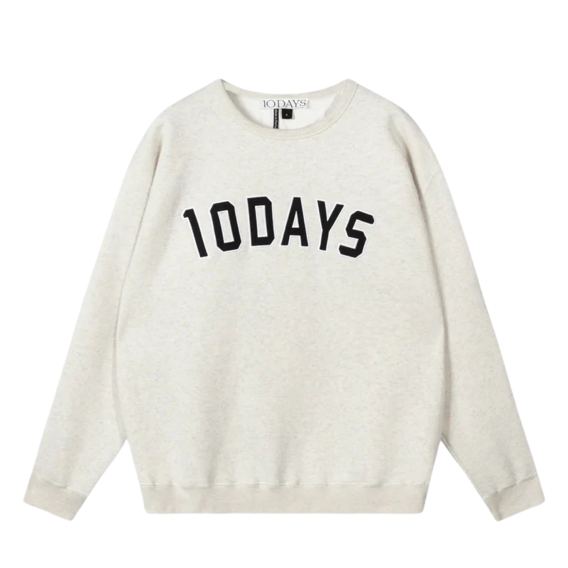 Statement Sweater - Soft white melee
