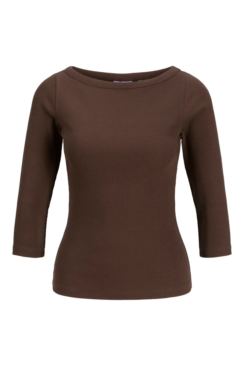 Jjxx - Jxfifi Str 3/4 Boatneck Top - 4788552 Bracken