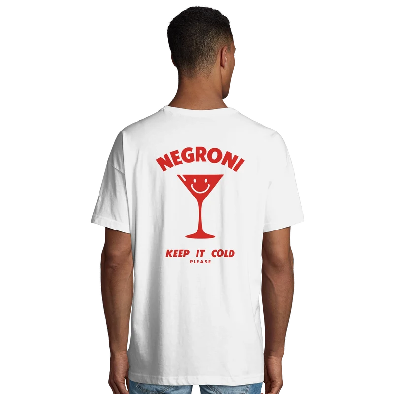 Oversized T-shirt - Negroni (Ryggtryck)