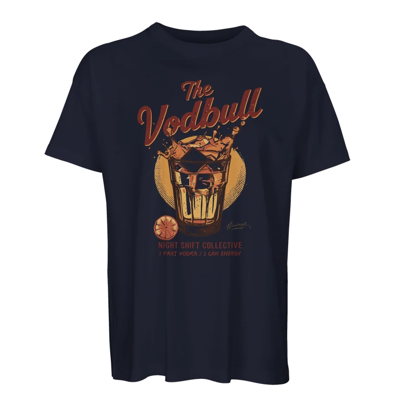 Oversized T-shirt - The Vodbull (Mörk)
