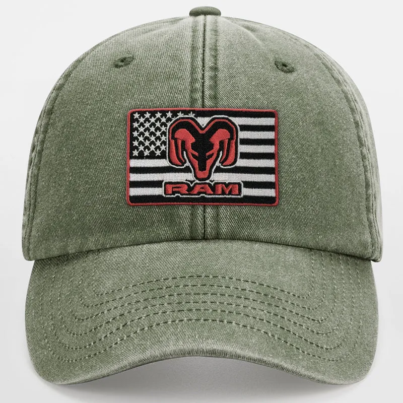 RAM Trucks Flag Patch Vintage Low Profile Cap