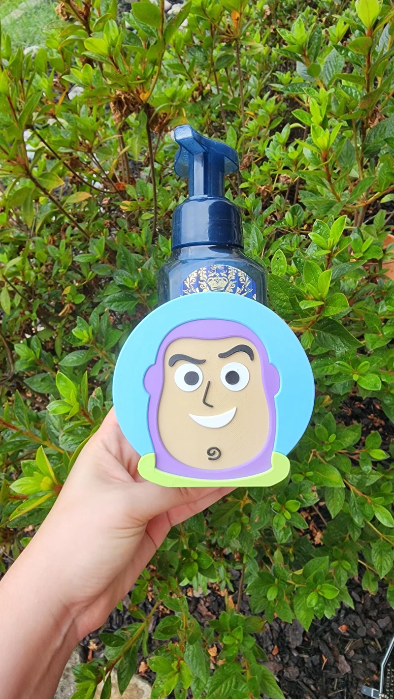 *STL /3MF FILE ONLY* Cartoon Astronaut Bath & Body Foam Soap Holder Digital File