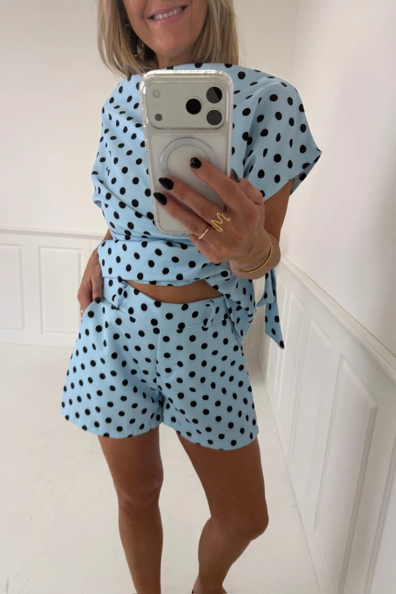 A-Bee - Rahel 8751-1 Shorts - Sky Blue