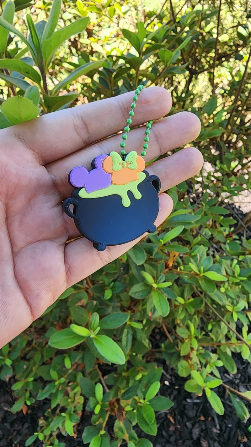 *STL /3MF FILE ONLY* Halloween Cauldron Soda Popper