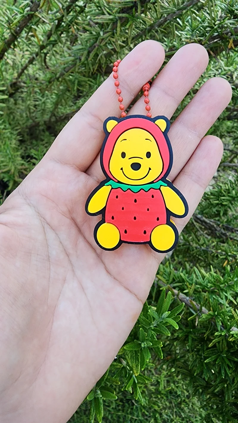 *STL /3MF FILE ONLY* Strawberry Bear Soda Popper