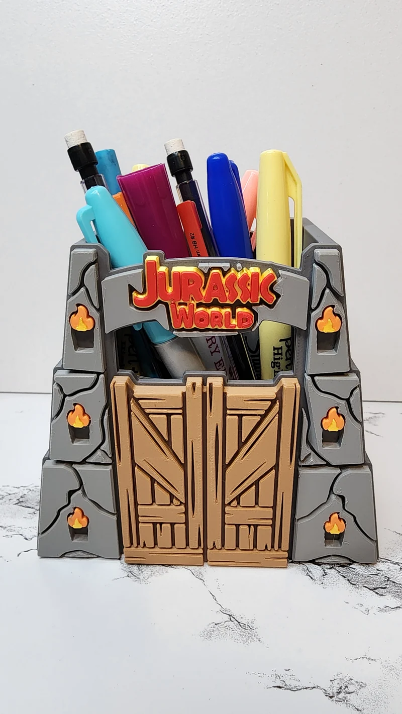 Dinosaur Entrance Pen Holder