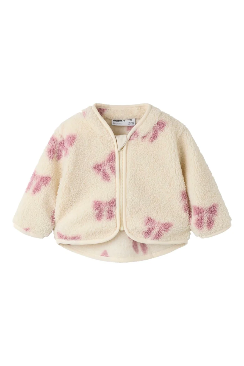 Name It - Nbfolaja Nreg Teddy Jacket - 5137195 Birch