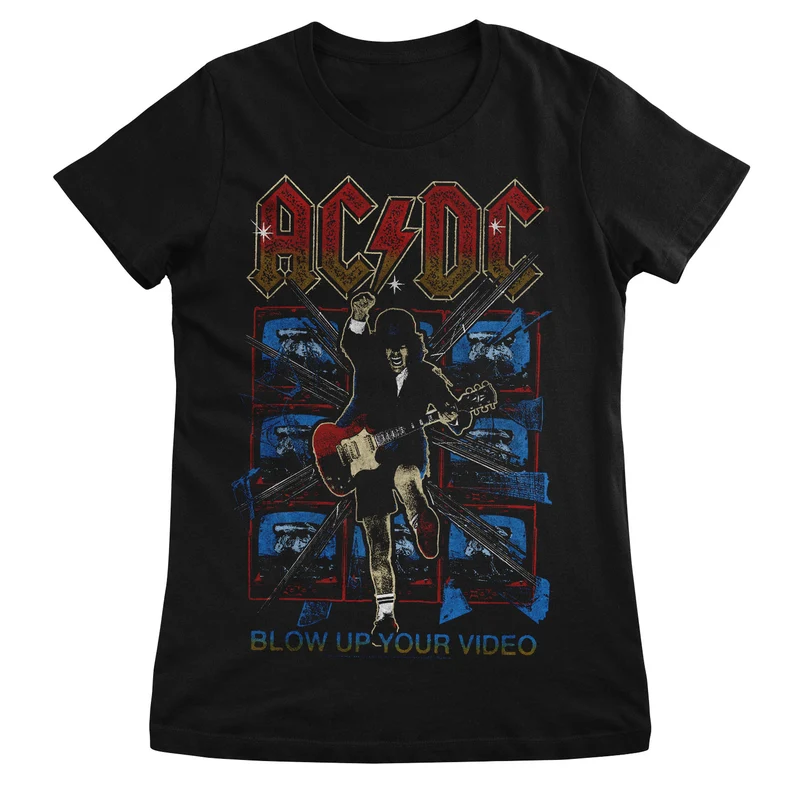 AC/DC - Blow Up Your Video Girly Tee