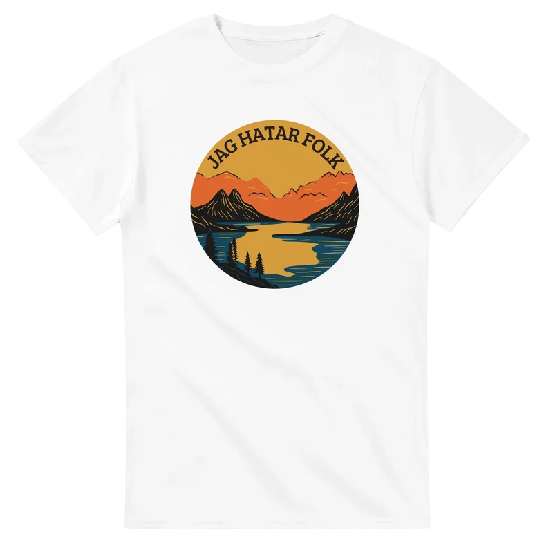 T-shirt Original - Jag hatar folk (Mörk)