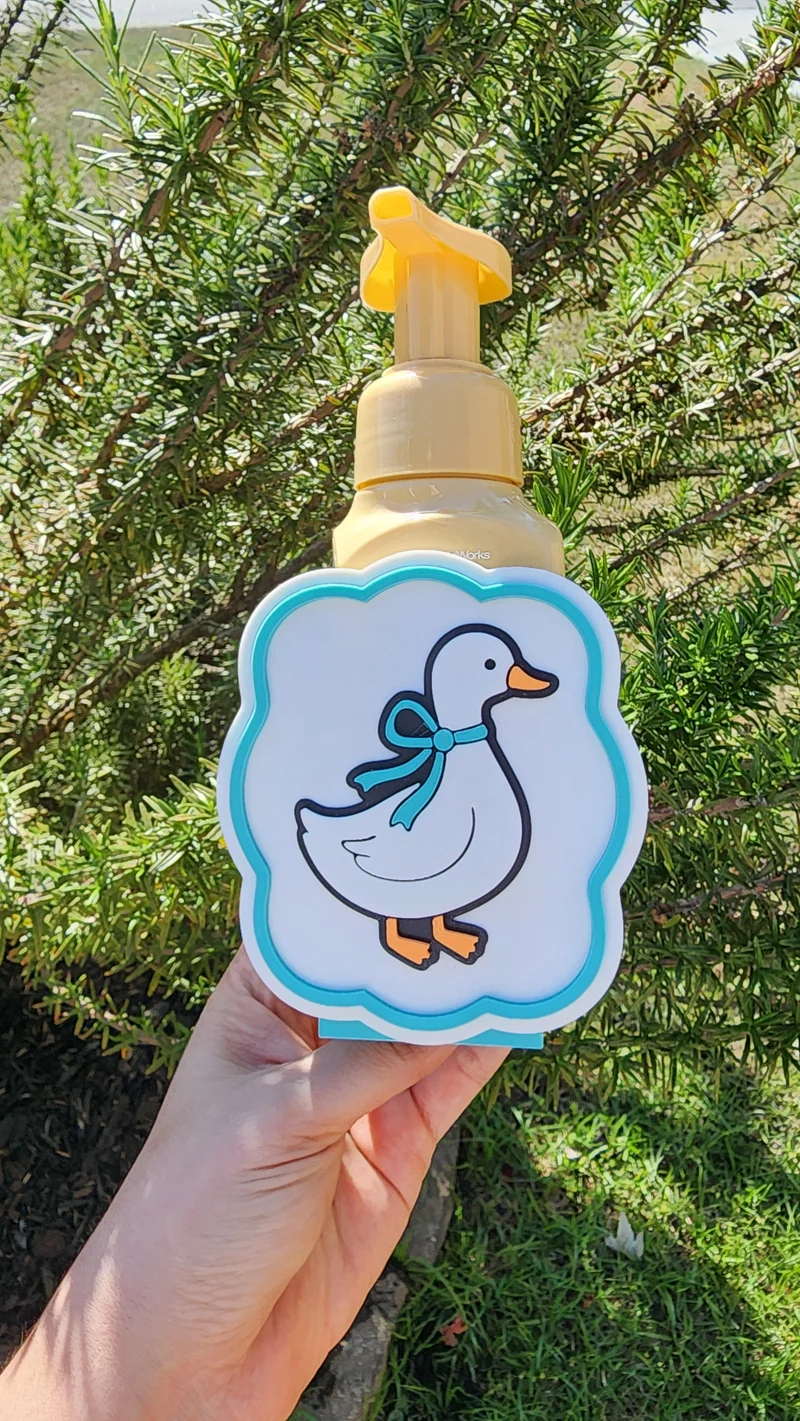 *STL /3MF FILE ONLY* Goose Bath & Body Foam Soap Holder Digital File