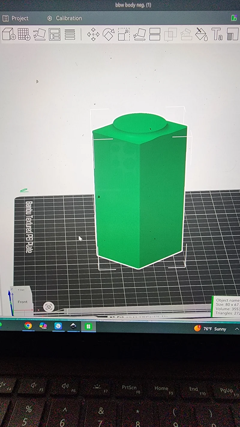 *STL FILE ONLY* BBW Foam Soap Bottle Negative