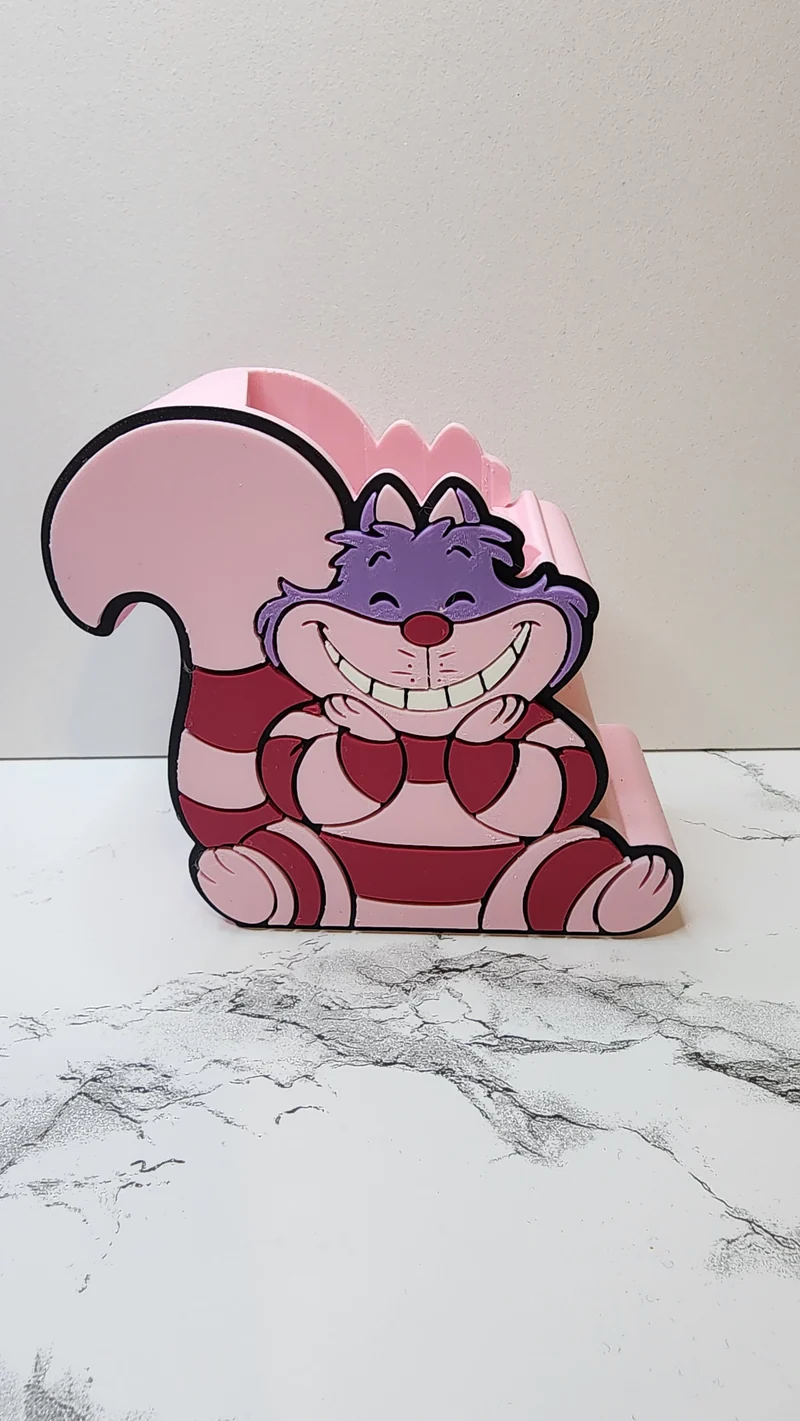 *STL FILE ONLY* Smiling Cat Pen / Pencil Holder