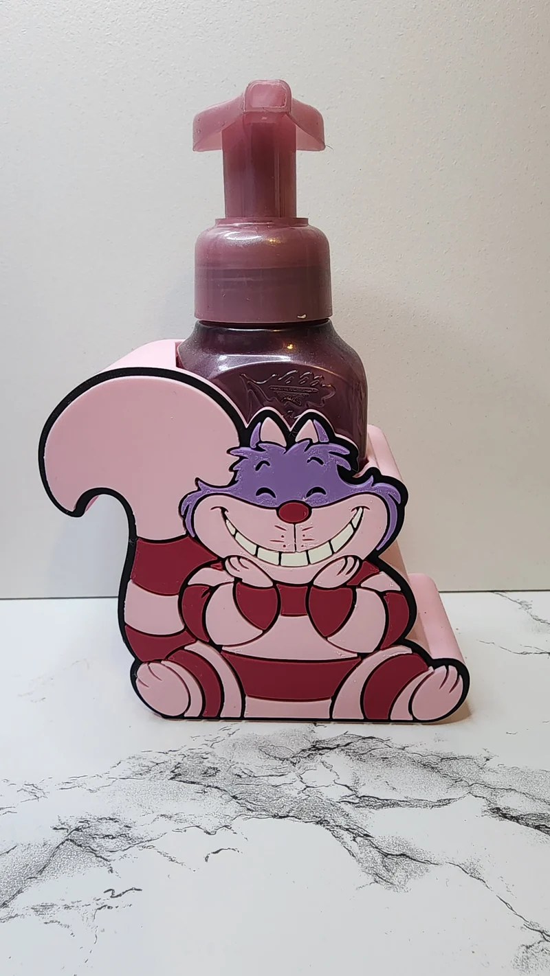 *STL FILE ONLY* Smiling Cat Bath & Body Foam Soap Holder