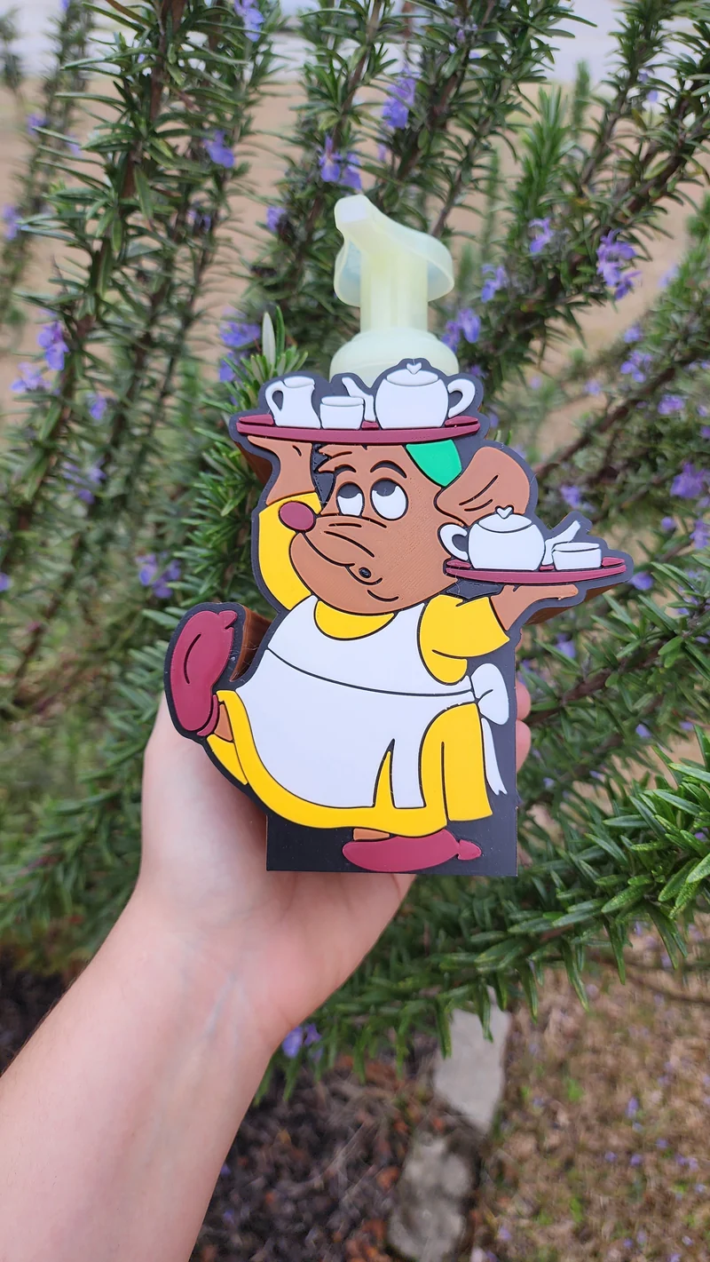 Mouse Bath & Body Foam Soap Holder