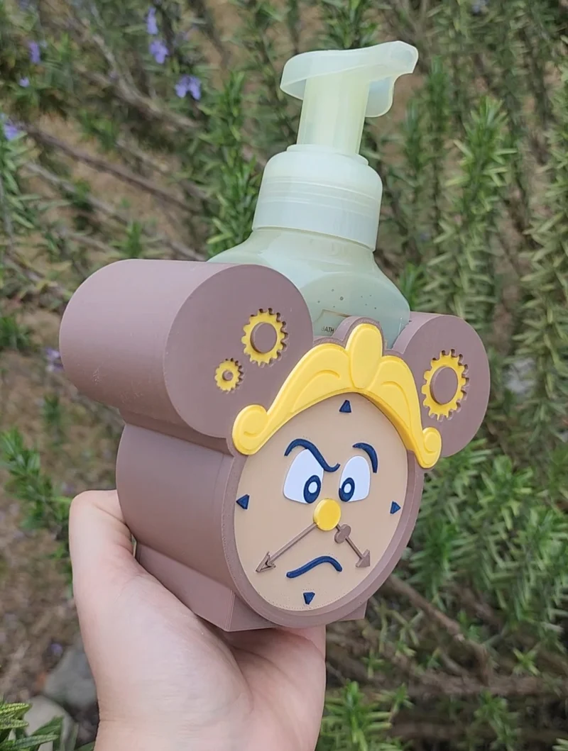 Clock Bath & Body Foam Soap Holder