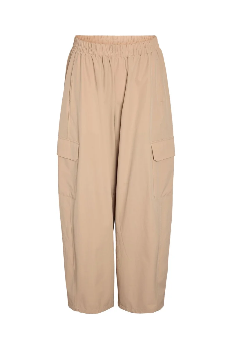 Noisy May - Nmkirby Barrel Pants - 5091335 White Pepper
