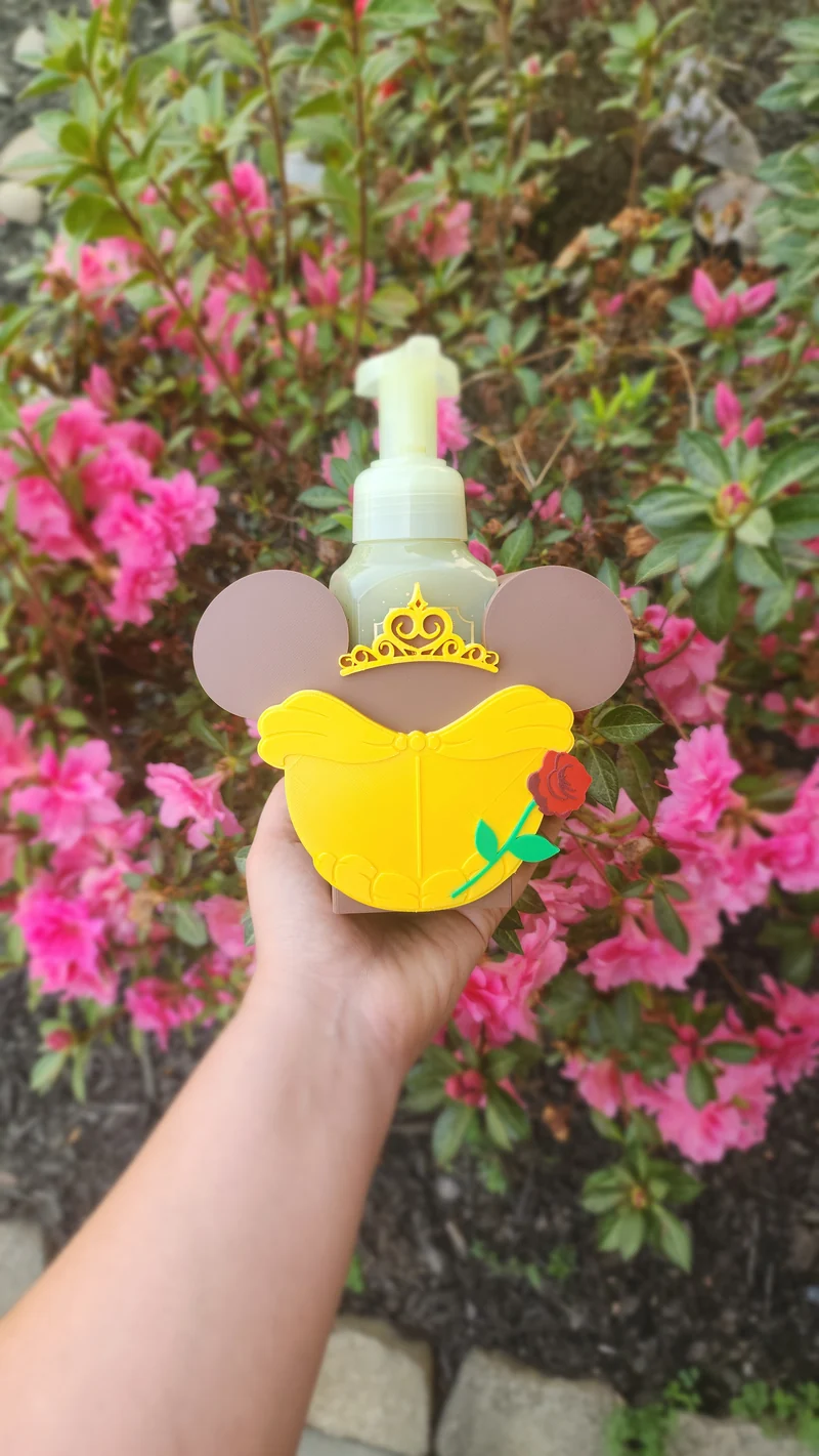 Princess Bath & Body Foam Soap Holder