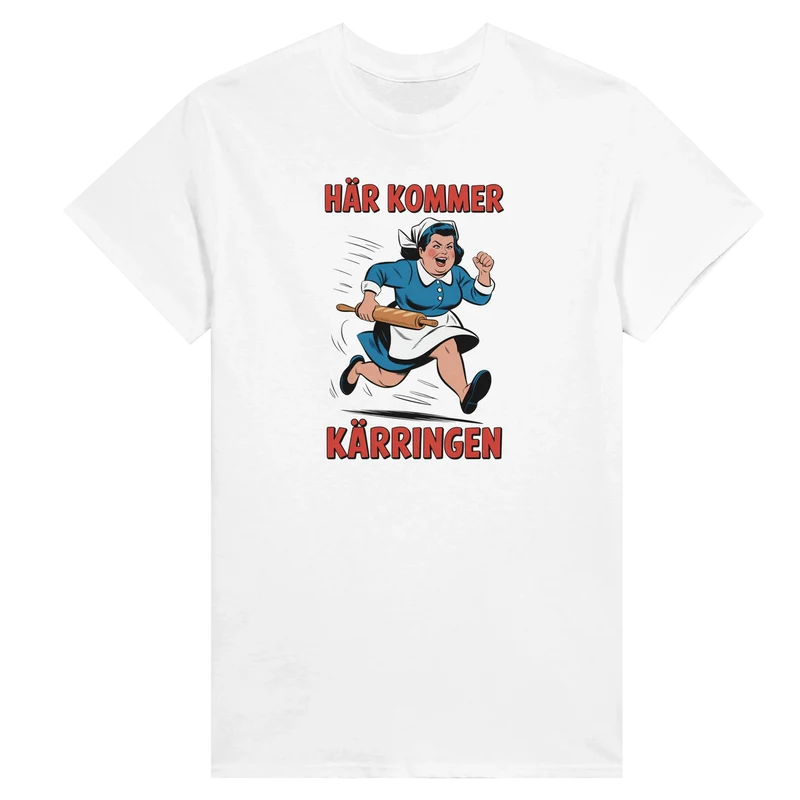 T-shirt Dam - Här kommer kärringen