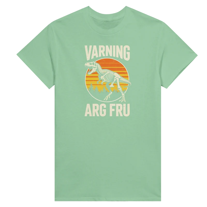 T-shirt Dam - Varning! Arg fru