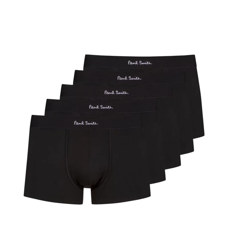 Trunk 5 Pack Plain - Black