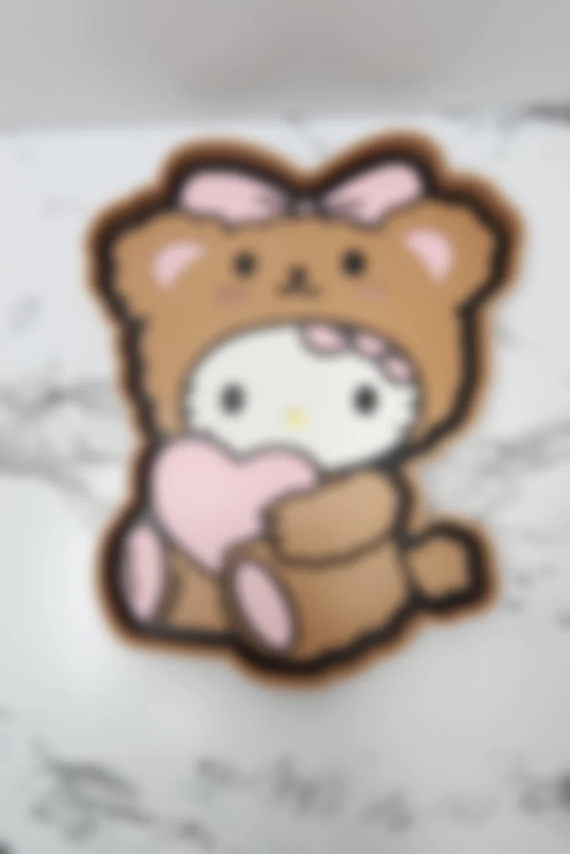 *STL FILE ONLY* Cute Cat Bear With Heart Tray