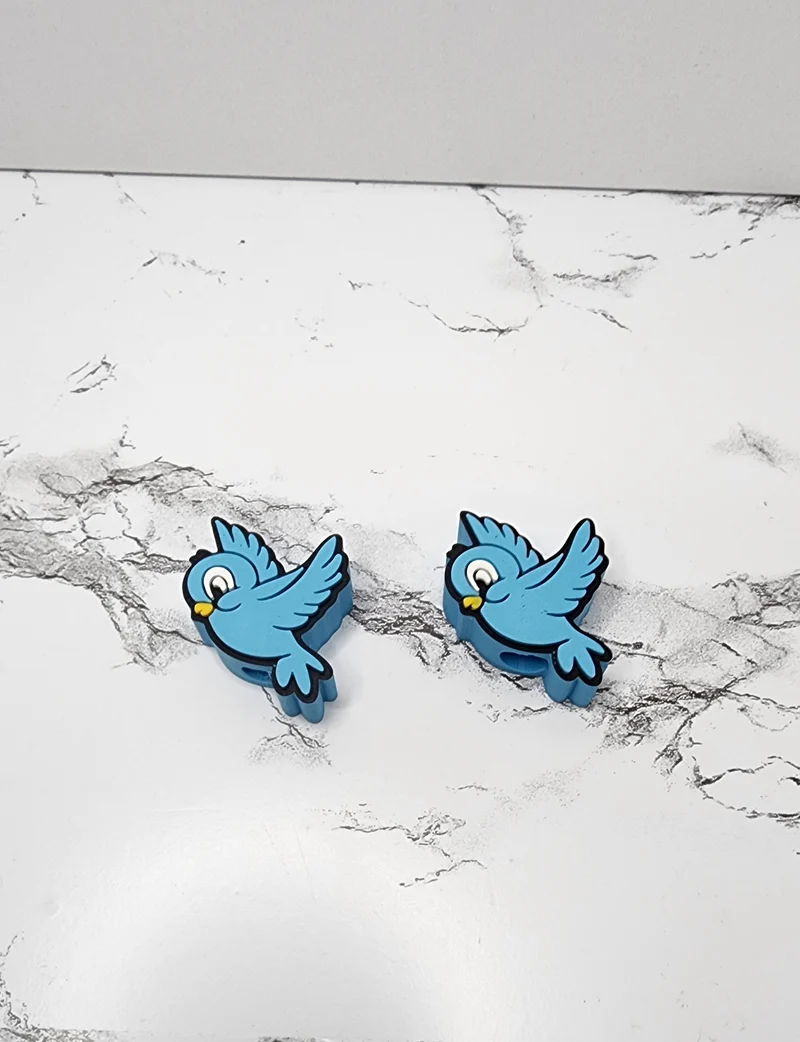 *STL FILE ONLY* Blue Bird Straw Topper 8mm & 10mm Digital file