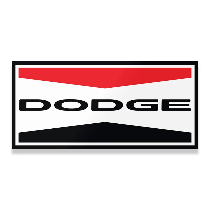 Dodge Retro Logo Sticker