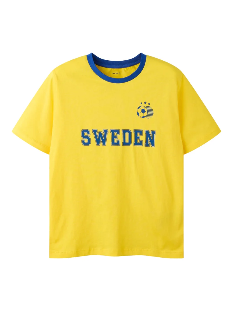 Jamie Sverige Fotbolls T-shirt