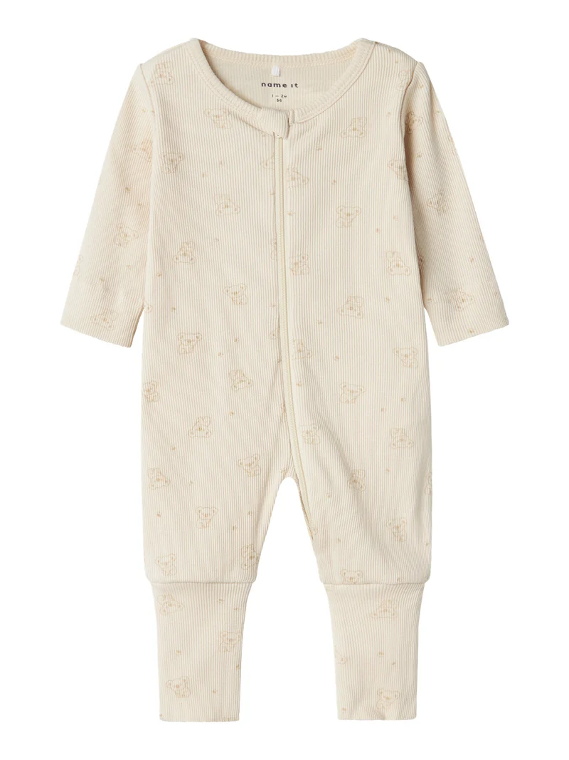 Ekologisk Baby Pyjamas med valbar fot