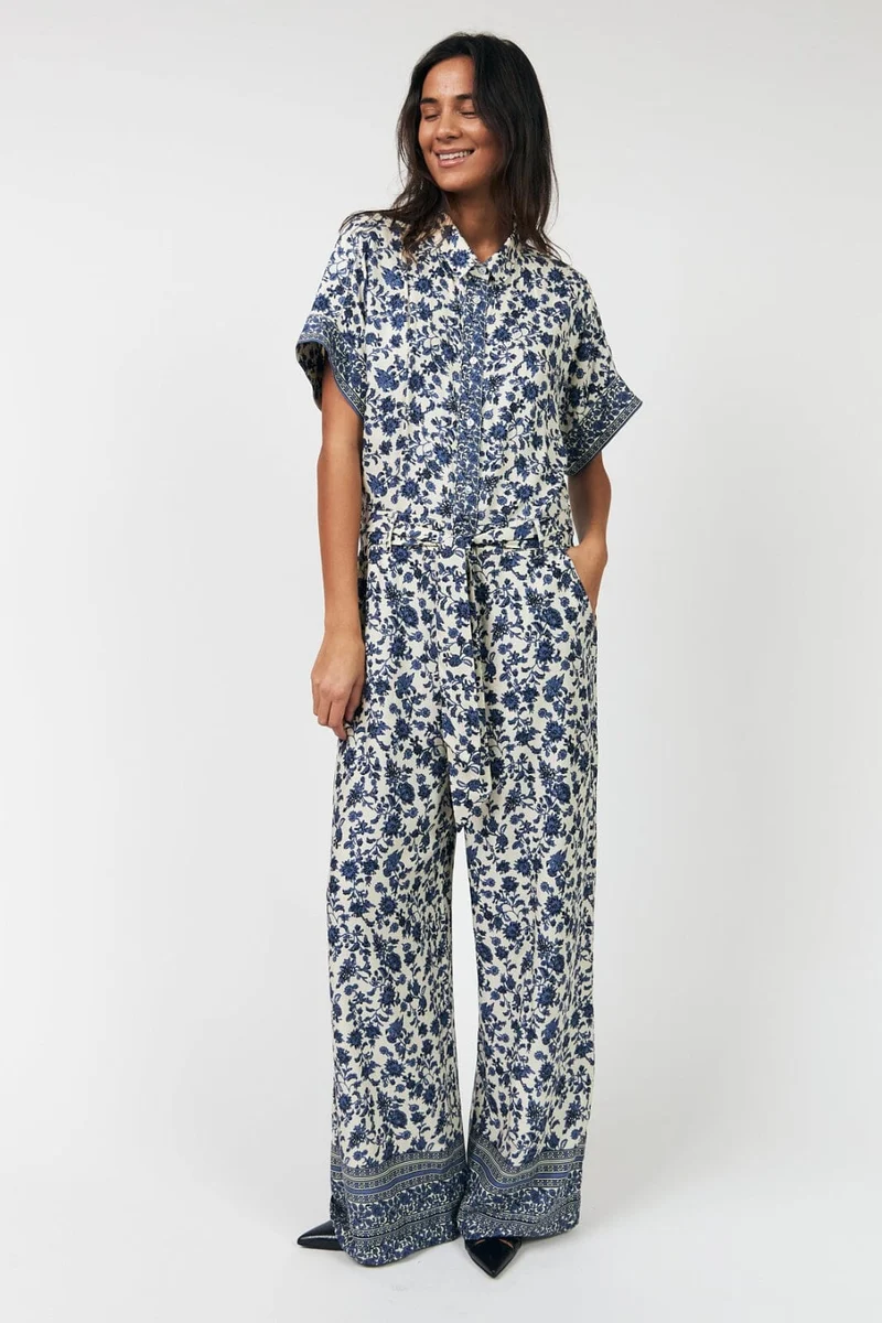 Lollys Laundry - Mathildell Jumpsuit Ss26105-4009 - 20 20 Blue
