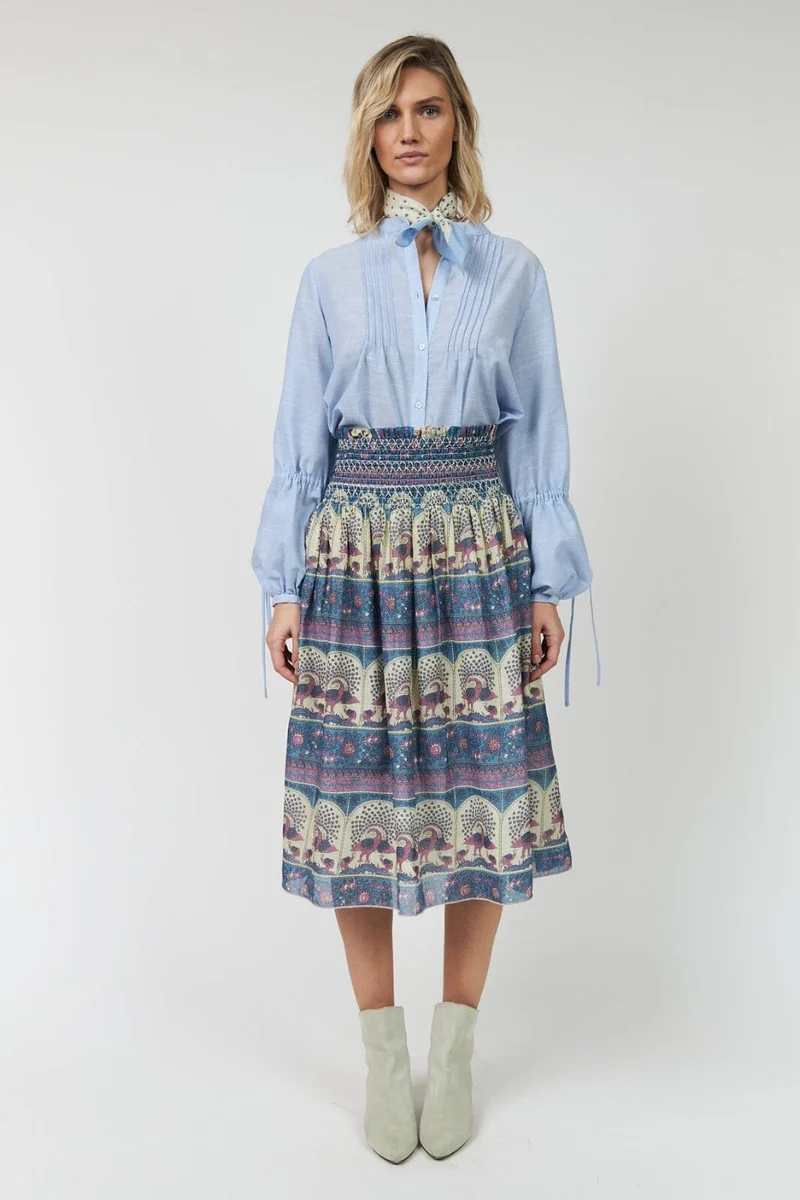 Lollys Laundry - Myrall Short Skirt26177-2037 - 20 Blue