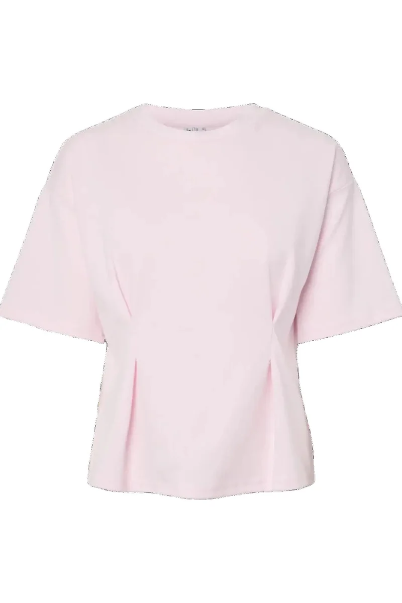 Pieces - Pcskylar Ss O-Neck Fitted Tee - 4960205 Cradle Pink