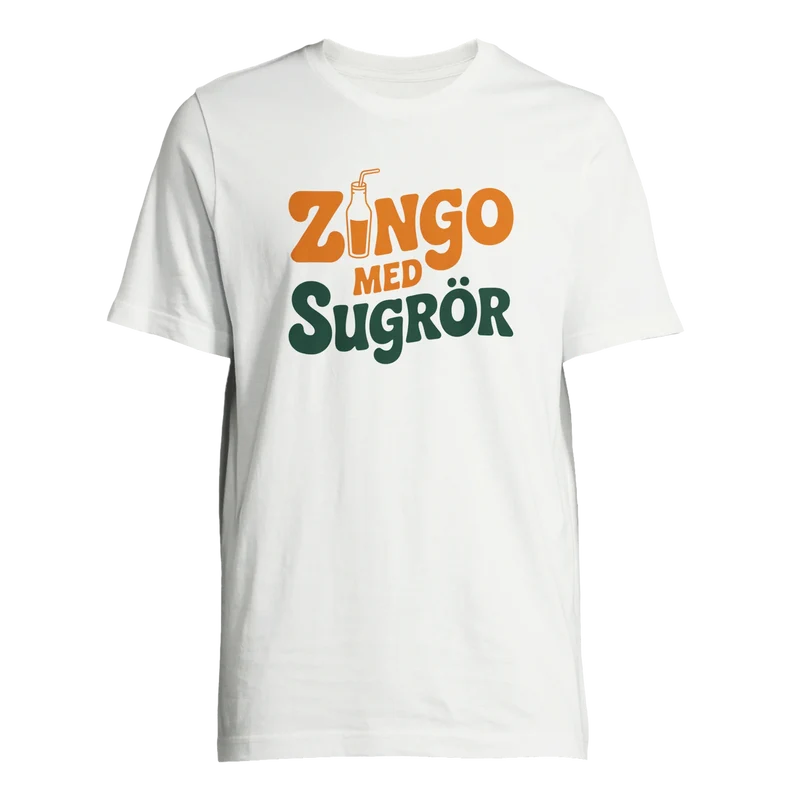 T-shirt - Z!ngo med sugrör