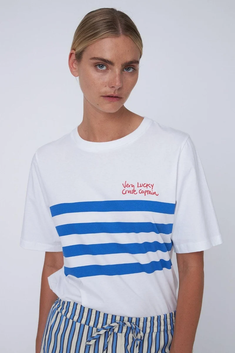 Stella Nova - Printed T-shirt oj61-1450 - 001 White