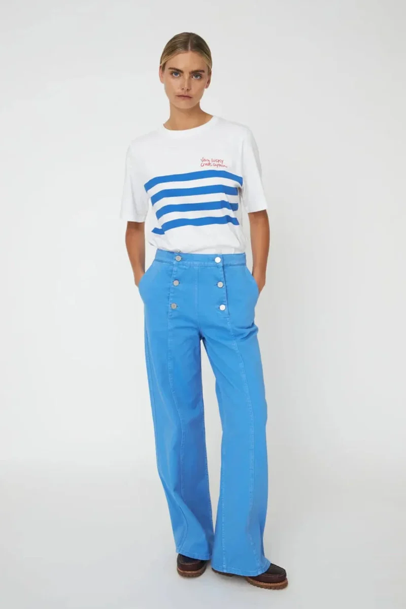 Stella Nova - Sailors Pantsca61-2412 - 308 Blue Coral