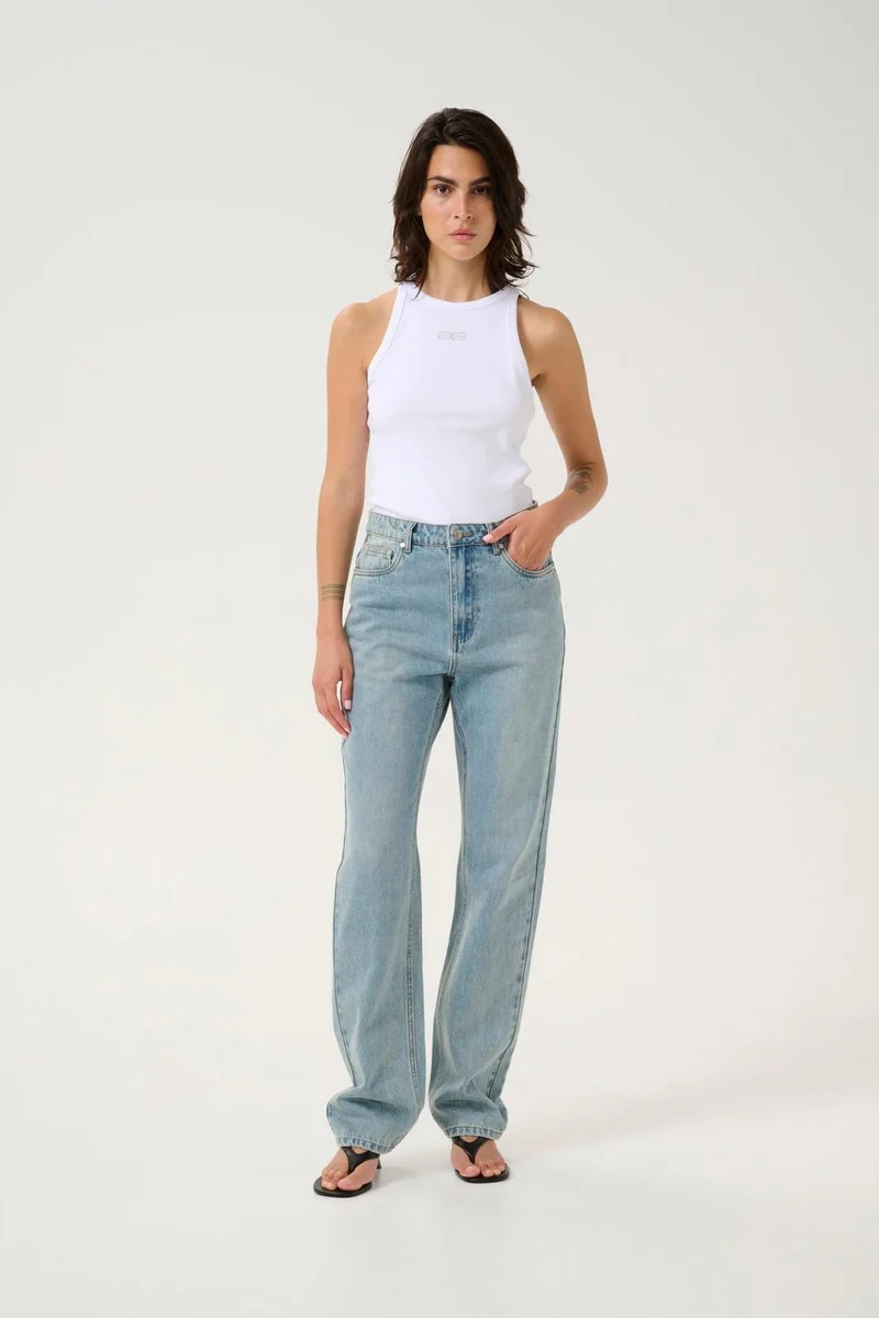 Gestuz - Gzdrew Logo Tank 2.0 - 110601 Bright White