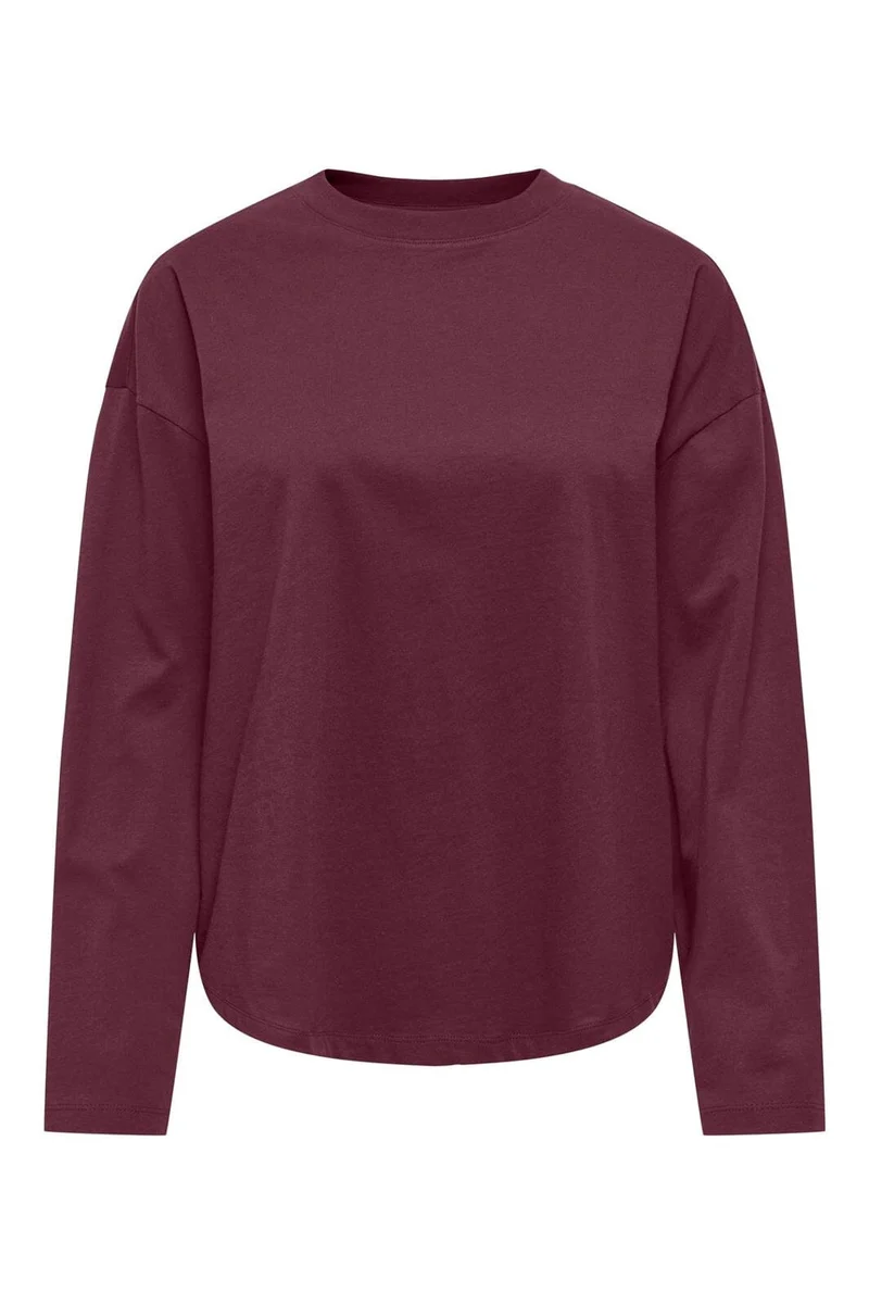 Only - Onlhappy L/S O-Neck Tee - 5102897 Fig