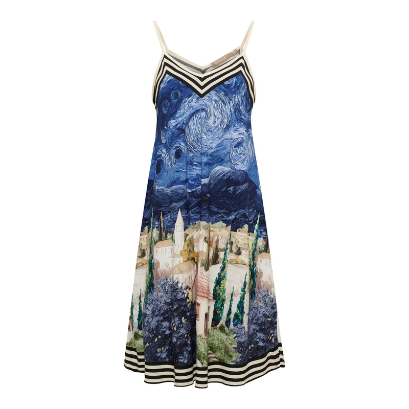 Marta Du Chateau - Mdcruby Dress 26510 - Blue