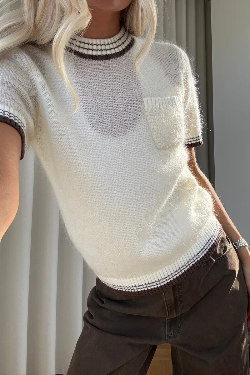 Noella - N-Marthy Knit 16400001 - 1502 - Ivory Brown