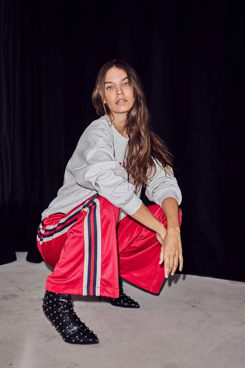 Haute L'Amitié - Baggy Rn Track Pants HL10481 - Red