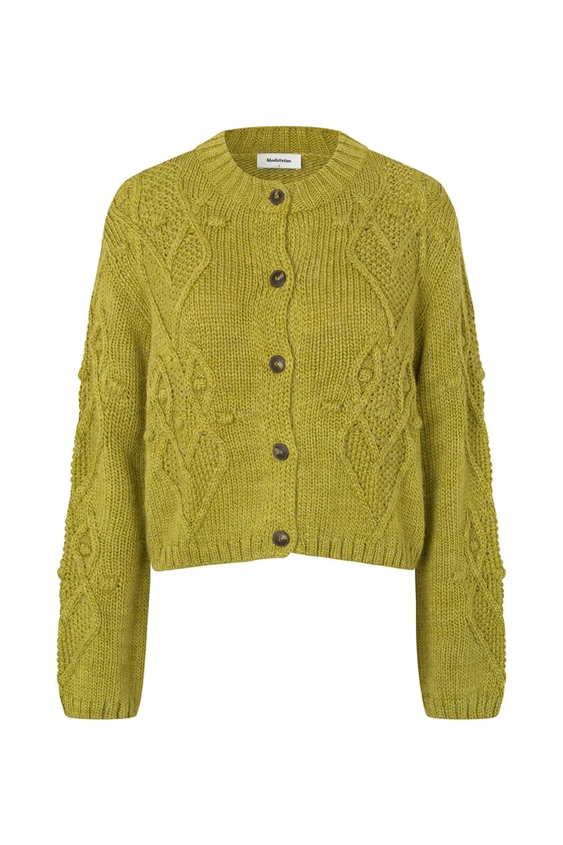 ModströM - Dahliamd Cardigan 59382 - 2195 - Split Pea