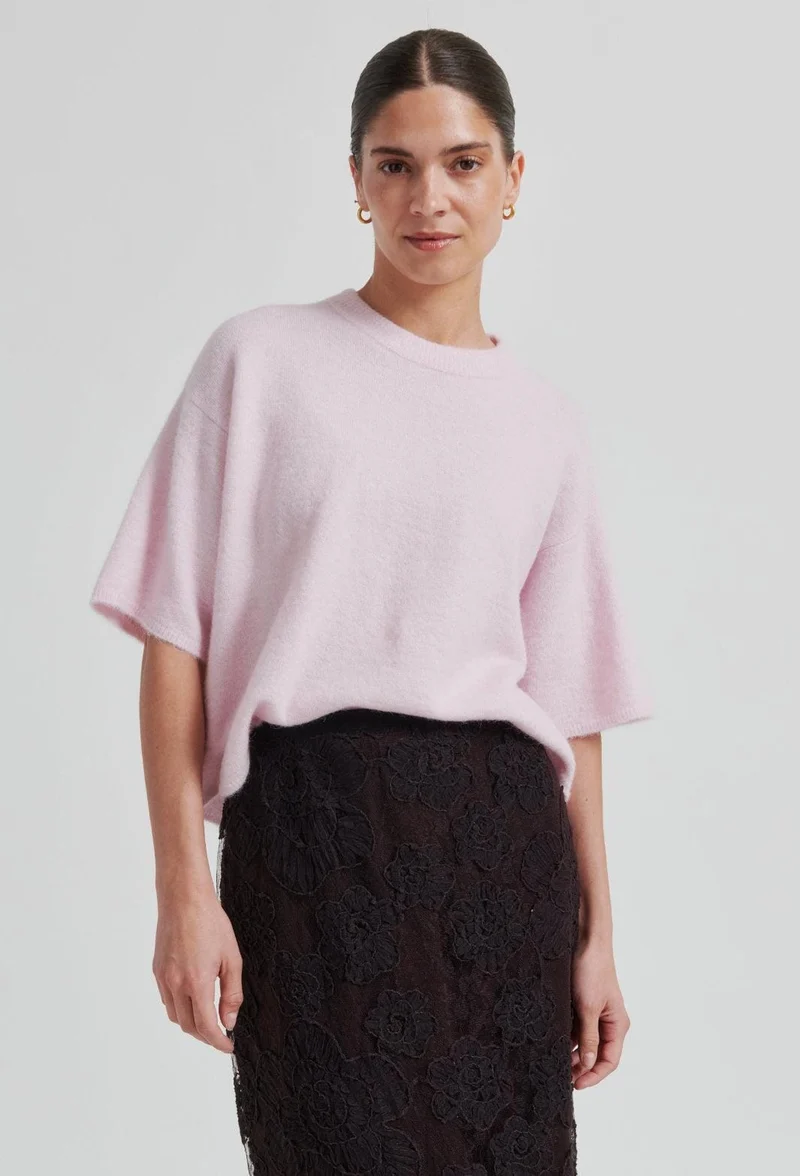 Second Female - Gabby Knit O-Neck 60543 - 9411 Pale Lilac